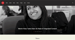 Desktop Screenshot of martinagency.com